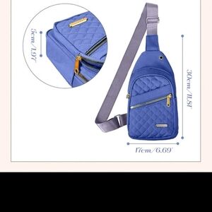 Stylish Quilted Sling Bag NWT